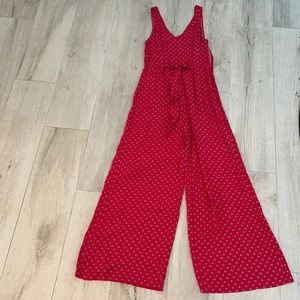 Mango Red Jumpsuit